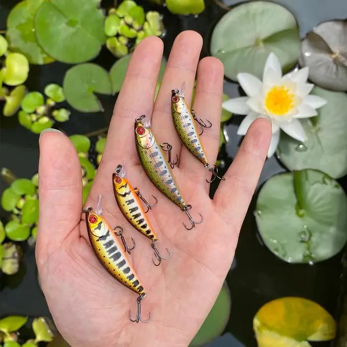 Peche Leurre LTHTUG PHOXY MINNOW HW 40S 2.6g 50S 4.5g vairon coulant avec hameçon d'assistance leurres