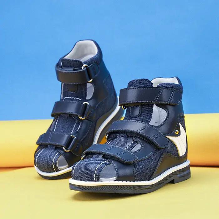 Sandales orthopédiques Princepard pour enfants, chaussures correctrices avec support de voûte plantaire, antidérapantes, confortables pour activités de plein air et jeux d'équipe