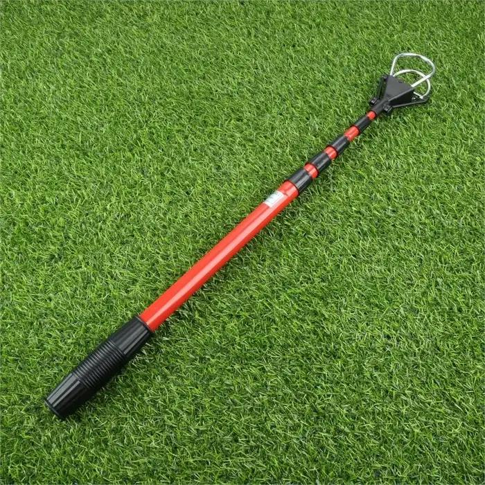 Pelle de récupération de balles de golf rétractable en alliage d'aluminium et fer galvanisé, pour le golf et la recherche de balles, idéale pour les joueurs et les cadeaux d'anniversaire
