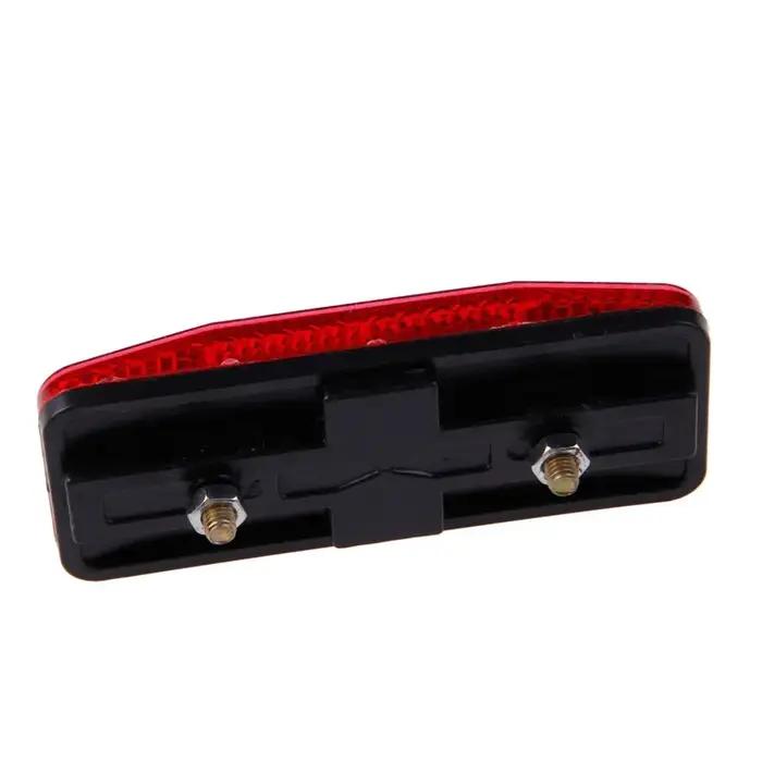 Réflecteur d'iode pour la sécurité routière, avec bandes rouges, pour VTT