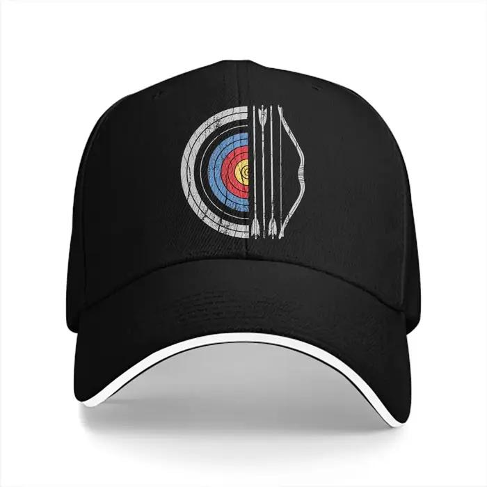 Casquette personnalisée Archery Lover - Chapeau visière arc et flèches pour passionnés de tir à l'arc