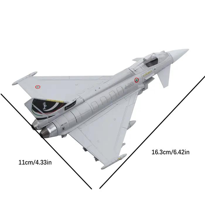 Modèle d'avion Eurofighter Typhoon EF-2000 en alliage 1/100 pour collection et décoration occassions spéciales