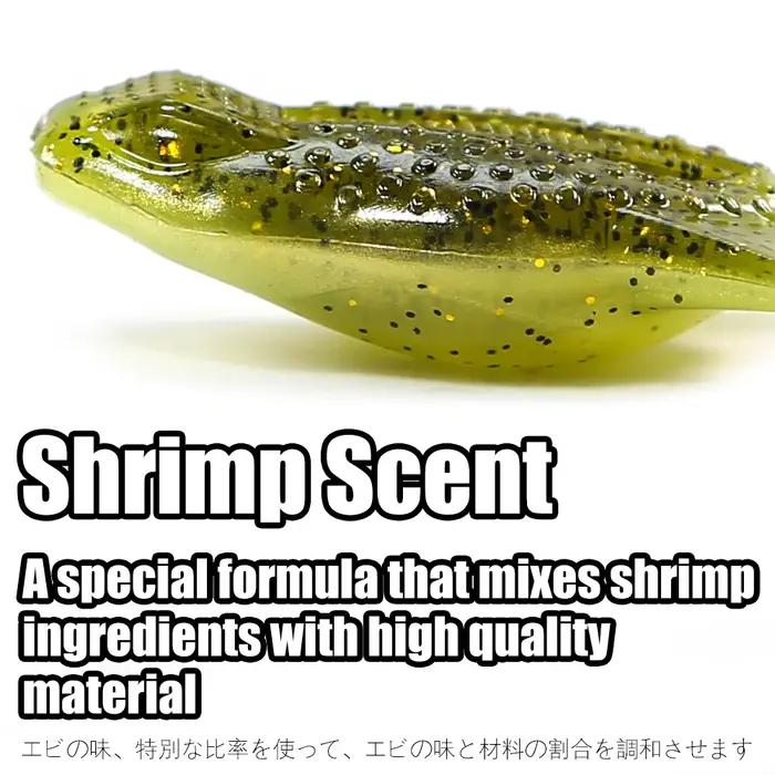 B & U 73mm flottant doux leurre de pêche grenouille appâts truite bar leurre Silicone Swimbait gabar