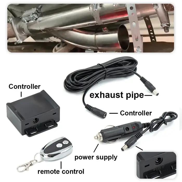 Commutateur de télécommande électronique 12V + boîte de commande pour Kit de découpe d'échappement é