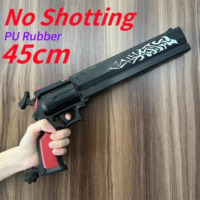Cosplay VALORANT pistolets Sovereign Revolver accessoire pistolet armes modèle sécurité PU caoutchouc Halloween pas de déclenchement
