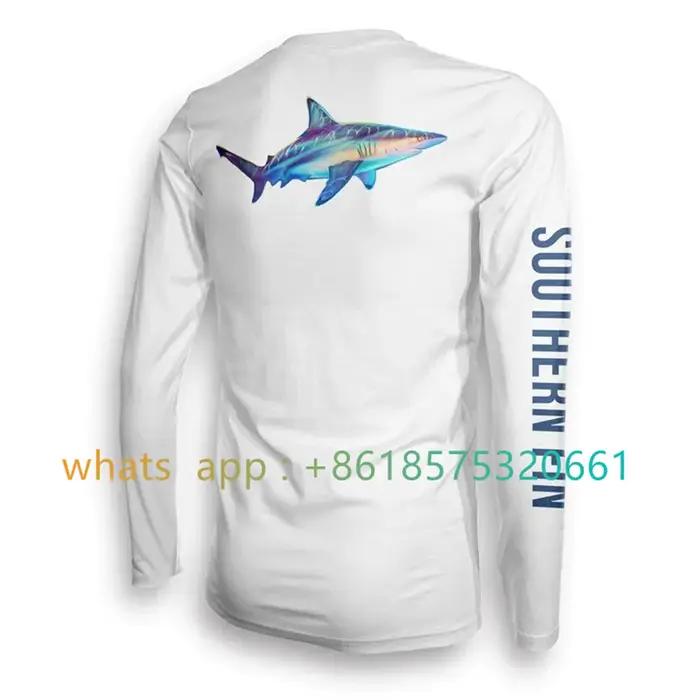 Southern Fin Apparel T-shirt de pêche à manches longues pour hommes et femmes