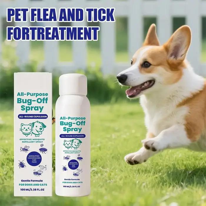 Spray répulsif anti-insectes pour animaux de compagnie