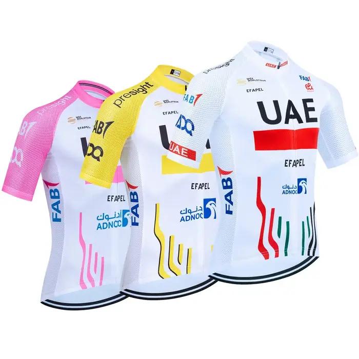 Maillot de cyclisme homme polyesters rapide séchage avec fermeture éclair pour randonnée vtt et course de route occasions spéciales