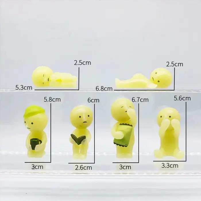 Cadeau surprise, série Yoga Bedroom, plusieurs poupées, boîte mystère verte noctilucente, figurines