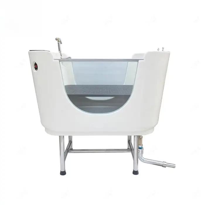 Baignoire de lavage électrique en plastique pour toilettage de chiens, SPA, hydrothérapie canine et