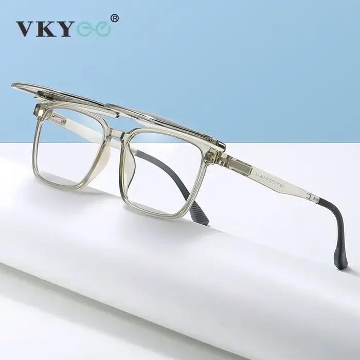VKYEE lunettes à clipser magnétiques lunettes polarisées de conduite lunettes de myopie optique pour
