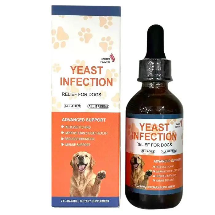 Gouttes de levure pour animaux de compagnie 60 ml pour la santé digestive