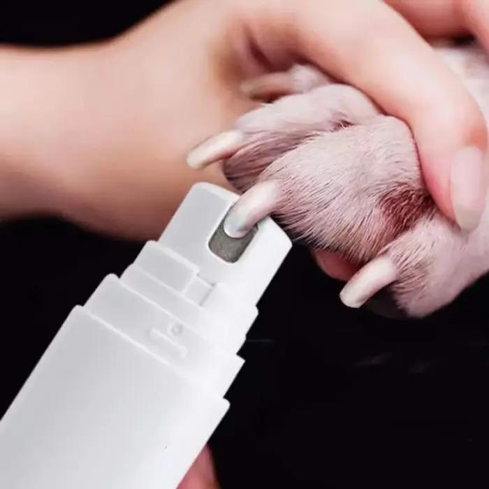 Coupe-ongles électrique pour chien avec lumière LED