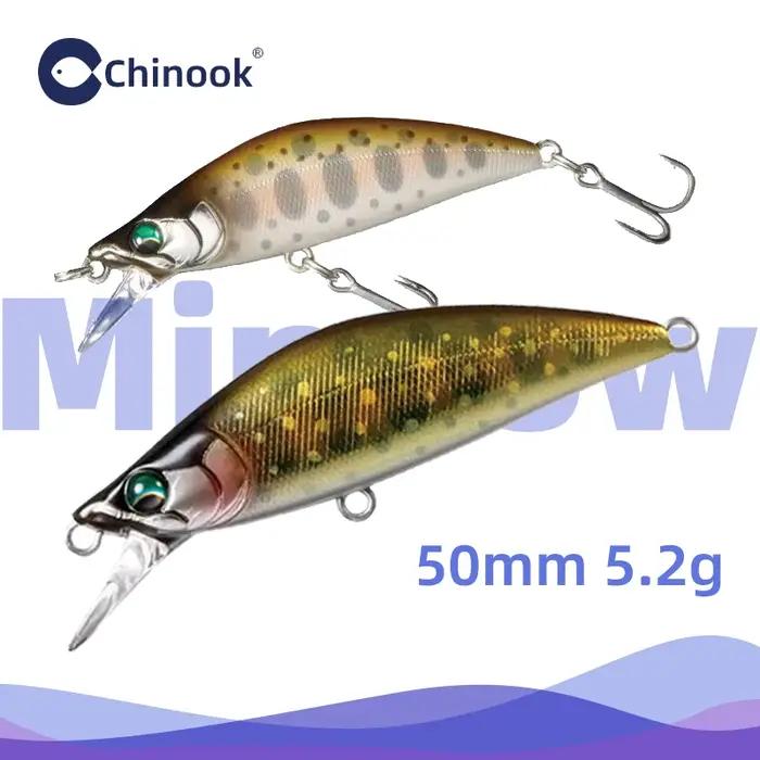 Leurre Chinook Sinking Minnowbait pour petite truite, 50mm 5.2g, leurres pour la pêche, swimbait, pê