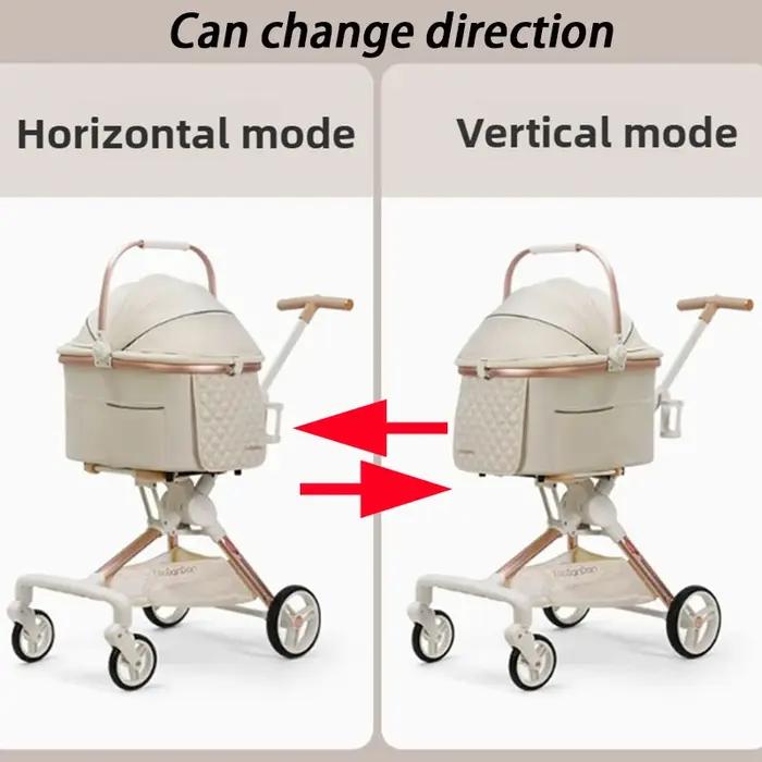 Chariot pliable pour animaux de compagnie