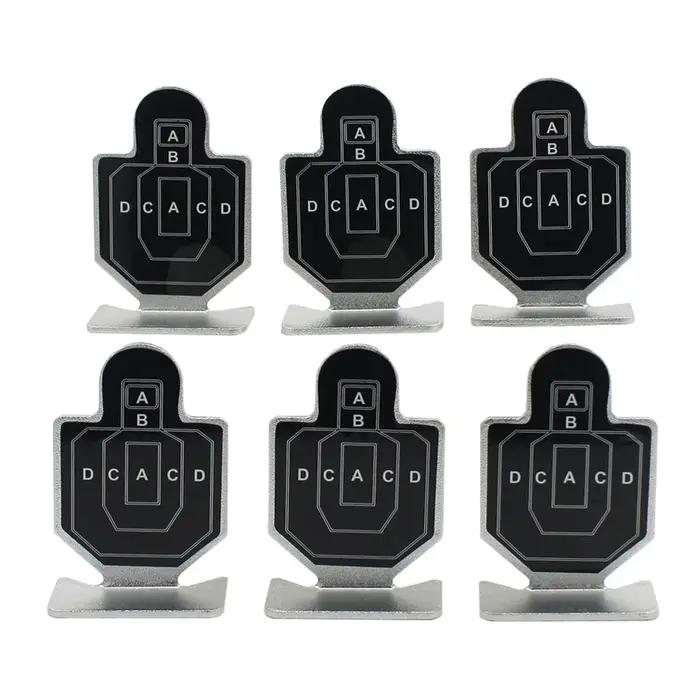 VULPO 6 pièces/lot jeu de cibles de tir tactique cible de pratique Airsoft de chasse Durable cible e