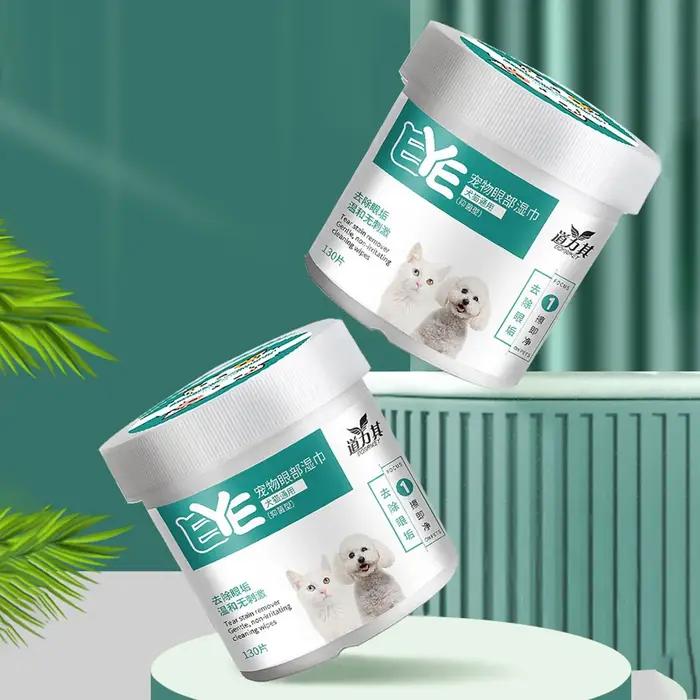 Lingettes nettoyantes pour les yeux pour chiens et chats