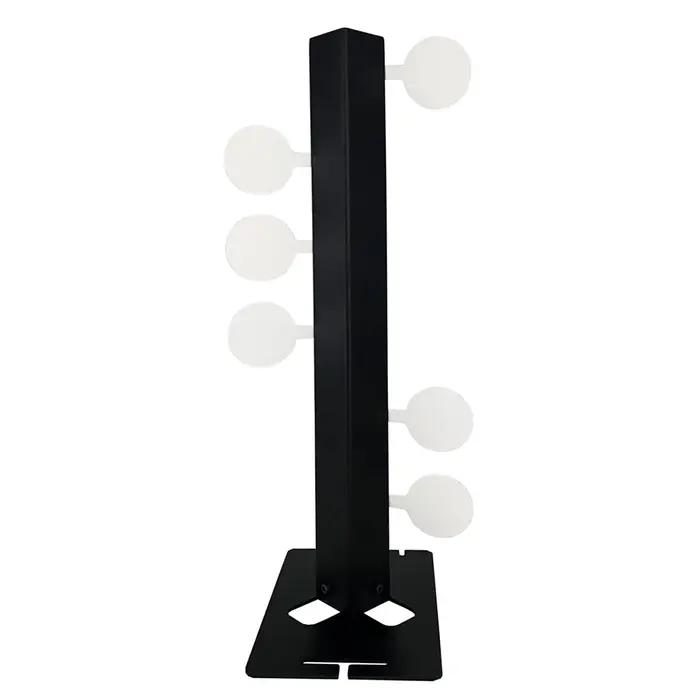 Cible de tir sur support, cibles de tir en métal robuste, balançoire rotative, réinitialisation automatique, cibles d'entraînement pour pistolet Airsoft BB Paintball
