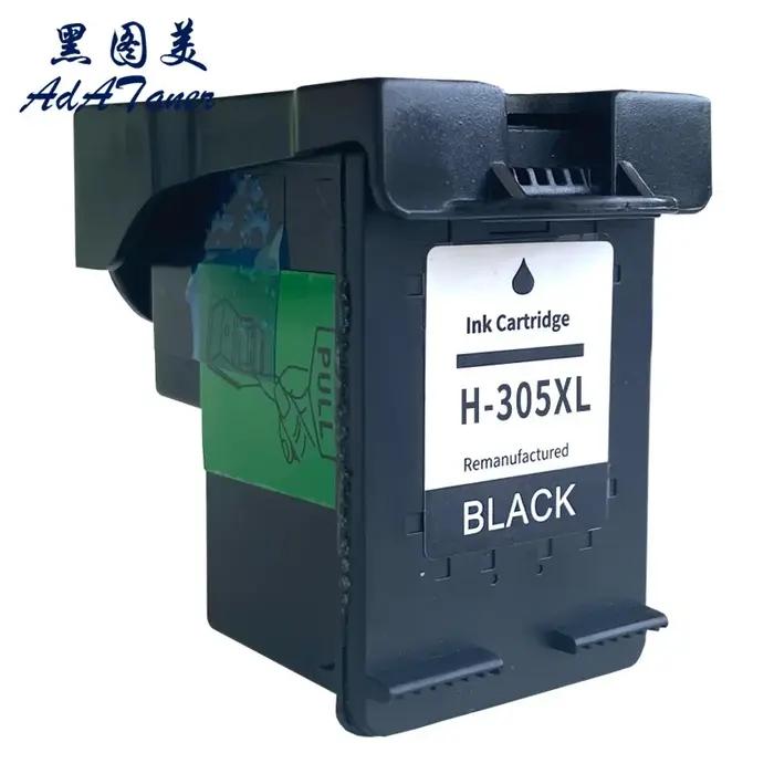 Cartouche d'encre à jet d'encre reconditionnée tricolore noir 305 XL 305XL pour imprimante HP305 pour imprimante HP DeskJet 2300 2710 2700 4110 4120 2320