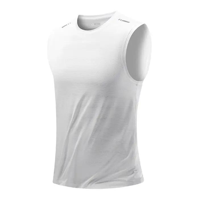 CHRLCK gilet de course pour hommes séchage rapide débardeur de gymnastique