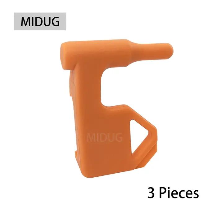 Paquet de 12 drapeaux de sécurité pour chambre à pistolet Orange, boîte de contrôle de sécurité pour
