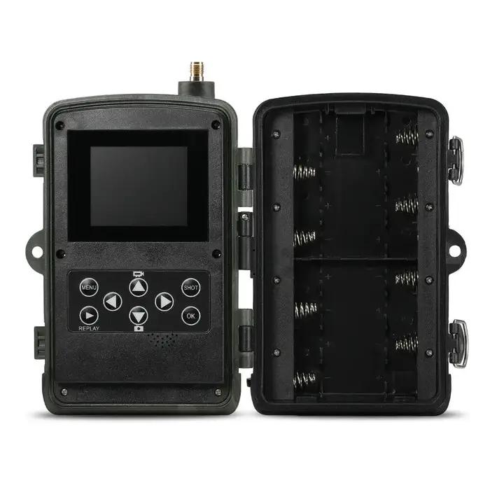 Caméra de chasse 4G avec service cloud gratuit, diffusion en direct 4K, surveillance de la faune, caméras cellulaires sans fil HC801PRO 120MP