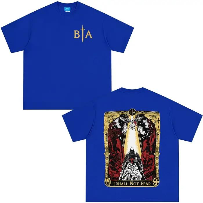 T-shirt I Shall No Fear Brothers in Arms Skeleton Knight pour hommes et femmes