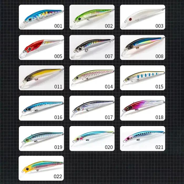 Hunthouse truite leurre de pêche coulant Jerkbait 70/80/105mm 7/8.5/18.5g artiste vairon mer appât