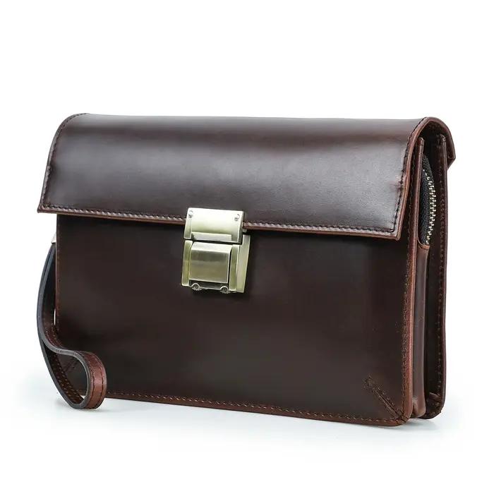 CONTACT'S-Pochette de Luxe en Cuir group pour Homme