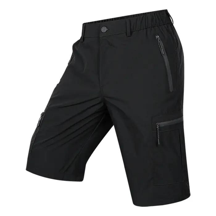 Shorts cargo d'été à séchage rapide pour hommes, shorts de travail légers multi-poches, imperméables