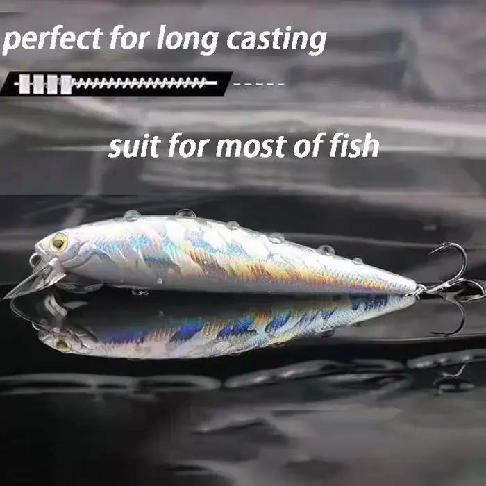 Affondamento Minow 5-14g Jerkbait leurre de pêche professionnel système d'équilibre par gravité appâ