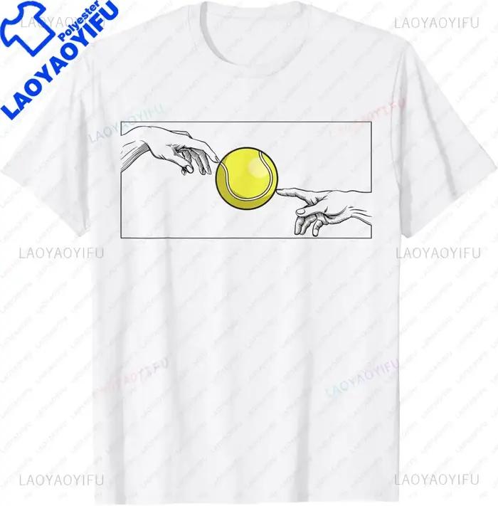 Ballon de tennis pour joueur de tennis, t-shirt unisexe, streetwear d'été, personnalisé