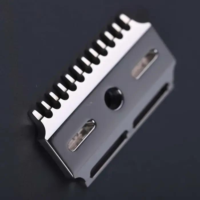 Tête de rasoir de sécurité à double peigne poli en acier inoxydable Yaqi Vostok 90DC 316 avec écart