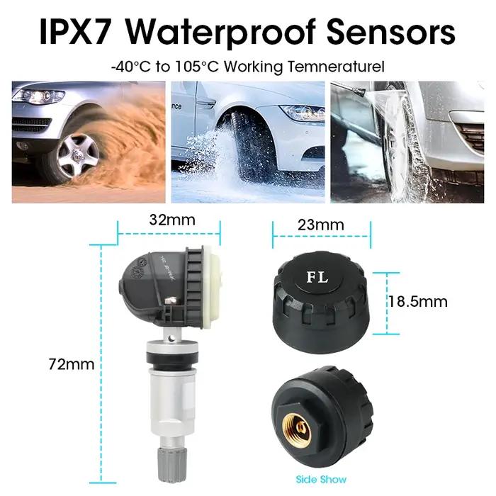 JMCQ USB Android TPMS système de surveillance de la pression des pneus affichage système d'alarme in