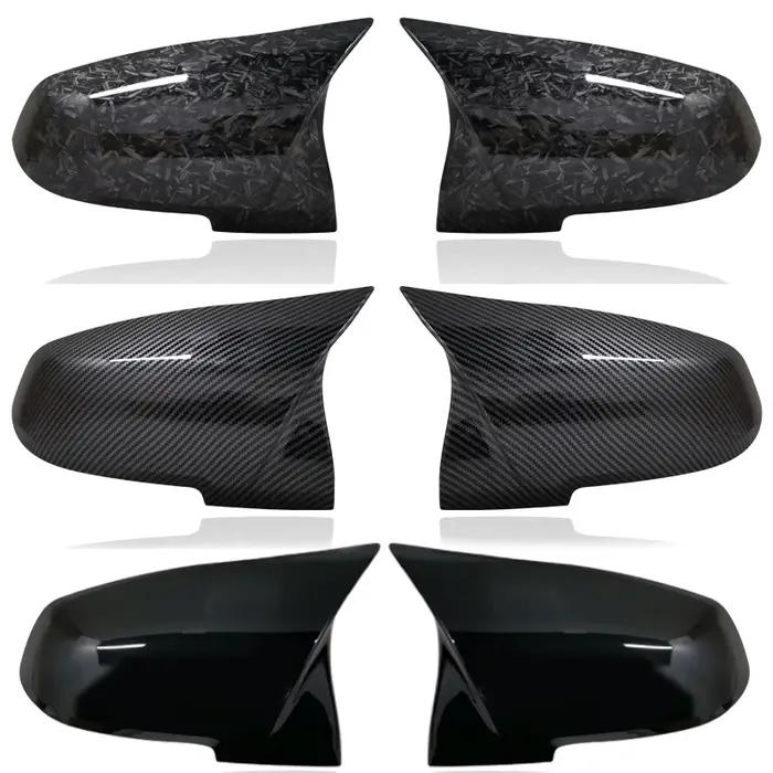 Couvercle de miroir en Fiber de carbone, style de remplacement, pour BMW série 1 2 3 4 F20 F30 F31 F
