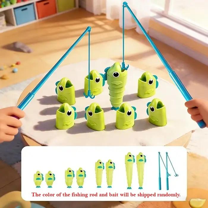Jeu de pêche télescopique pour deux joueurs, jeu de combat amusant, divertissement familial, jeux interactifs compétitifs