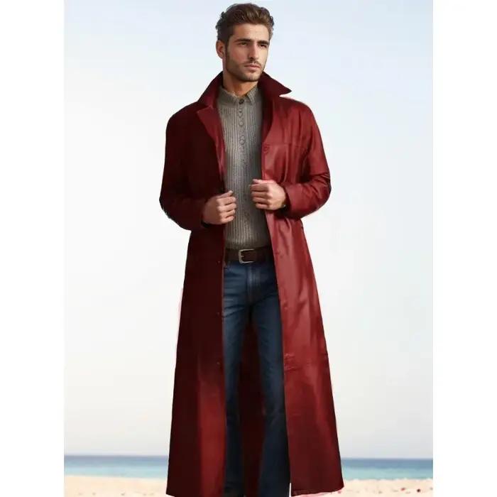 Veste en Faux cuir pour hommes