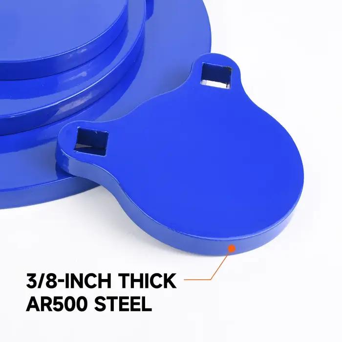 Cible de tir suspendue en acier haute résistance AR500