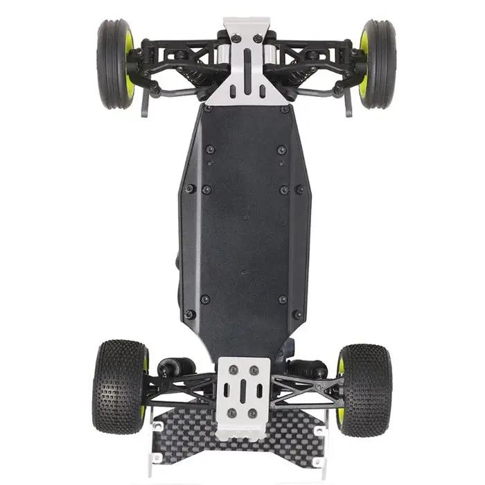 Plaques antidérapantes en acier inoxydable, protection de sous-corps avant et arrière pour Buggy Losi 1/24 Micro-B 2WD, mise à niveau RC robuste