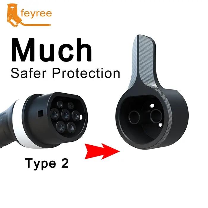 Feyree EV support de chargeur étui Dock pour véhicule électrique Type 2 câble de chargement Protecti