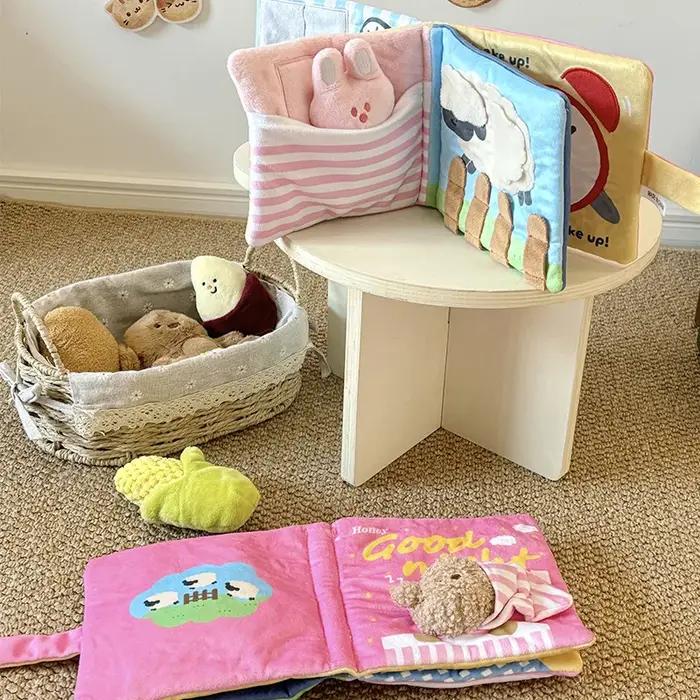 Jouet interactif pour chien Snuffle Book, tapis de jeu cachette et d'apport, jouet de puzzle olfactif anti-stress pour chiens de petite et moyenne taille