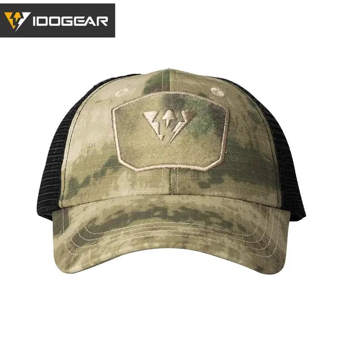 Casquette tactique IDOGEAR unisexe mesh été visière hiking chasse headwear 3621