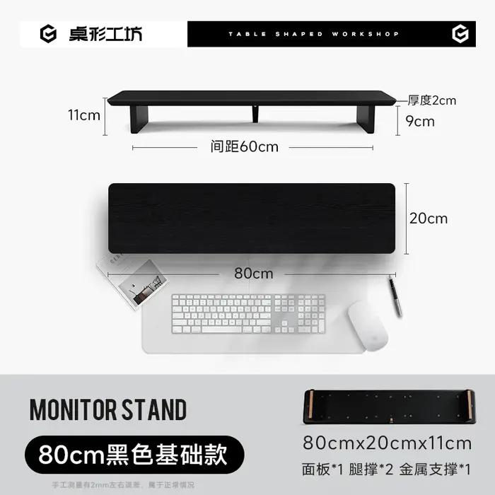 Support de Moniteur Modulaire Z3 Bureau Ergonomique En Bois Pour Ordinateur Portable Occasions Professionnelles Et Personnelles