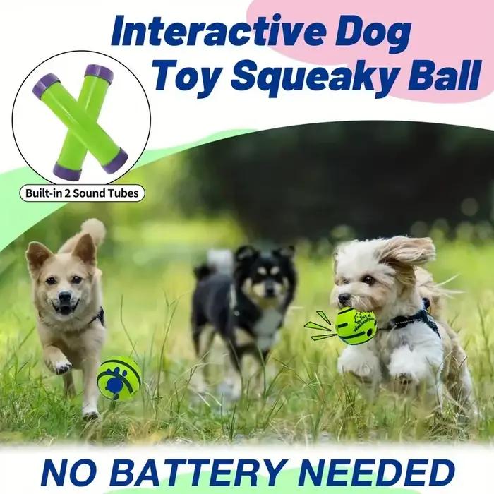 Balle de giggle interactive pour chiens jeu stimulant sonores amusants entraînement mental et physique occasions spéciales