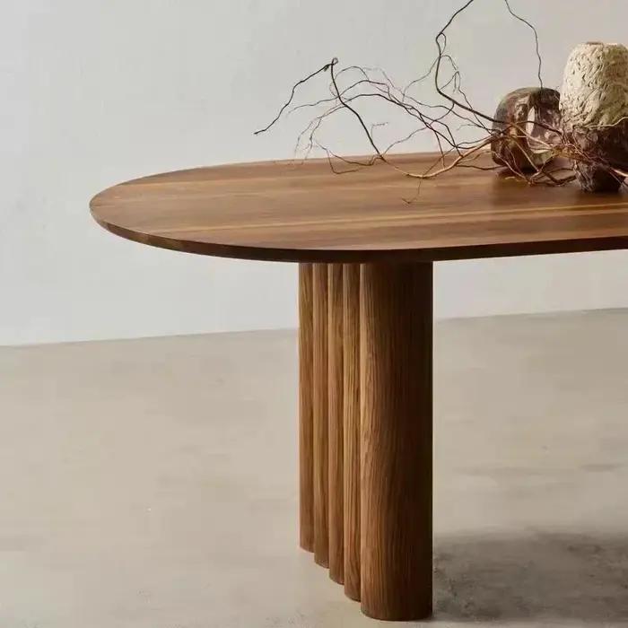 Tables à manger de Style italien rétro simple, design de Restaurant, Table de cuisine d'île moderne