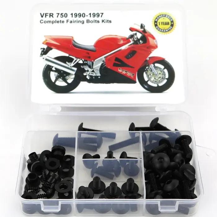 Kit de boulons de carénage complet pour moto Honda VFR 750 1990-1997