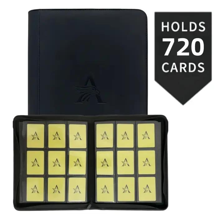 Classeur de cartes à collectionner en PU 9 pochettes 720 doubles faces pour MTG TCG cartes sportives occasions spéciales