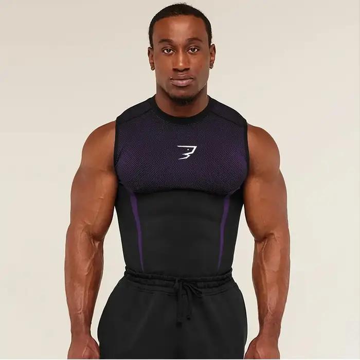 Débardeur homme fitness léger élastique sans manches séchage rapide respirant pour entraînement extérieur course exercice polyesters multiples couleurs tailles ajustement parfait occasions sportives