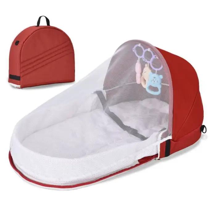 Berceau anti-pression pour bébé, pliable et portable, isolation pour nouveau-né, lit de voyage facil