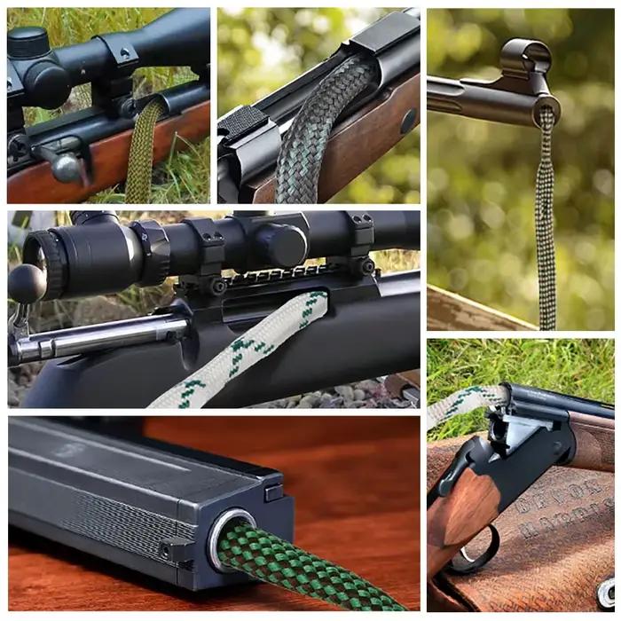 Cordon de nettoyage de canon de fusil de chasse .22 Cal. .223 Cal. .38 Cal. 5.56mm 7.62mm 12GA